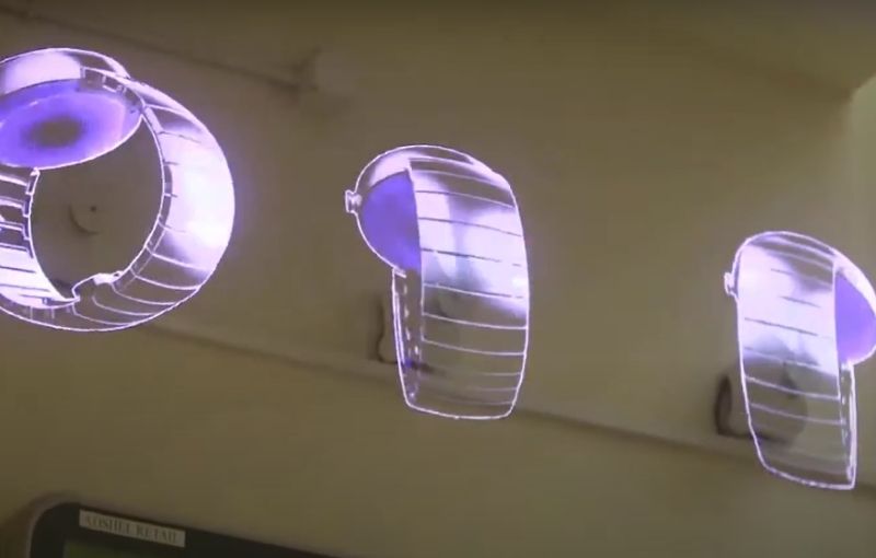 Ventiladores Holograficos 3D en linea